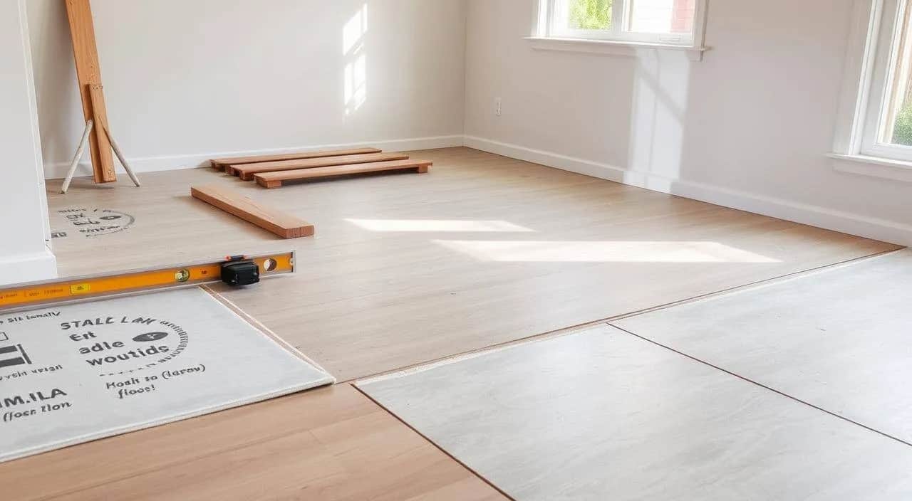 Jak wyrównać podłoże pod panele: uniknij problemów z montażem